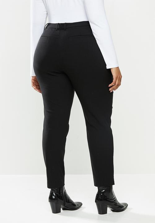 Violeta by Mango - Plus Trousers cocola - black