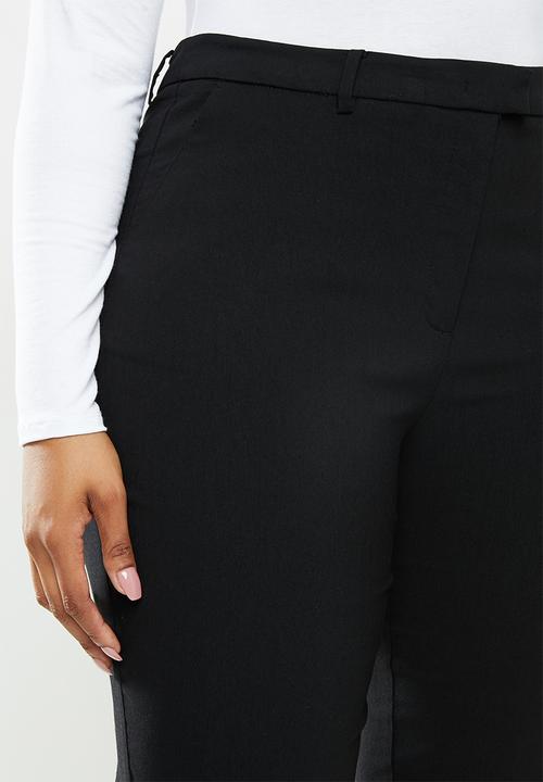 Violeta by Mango - Plus Trousers cocola - black