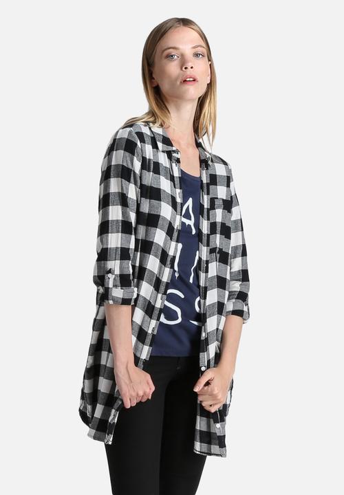ONLY - Isabella Check Oversize Shirt