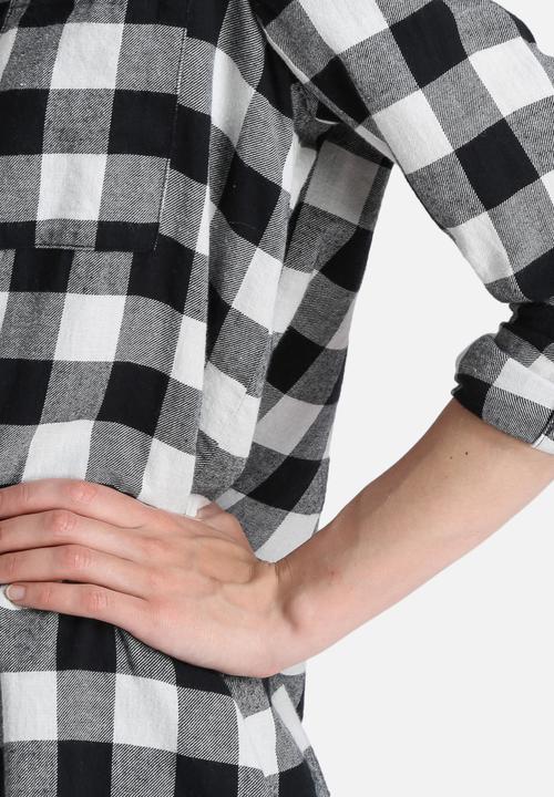 ONLY - Isabella Check Oversize Shirt