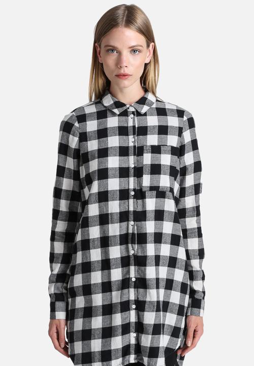 ONLY - Isabella Check Oversize Shirt