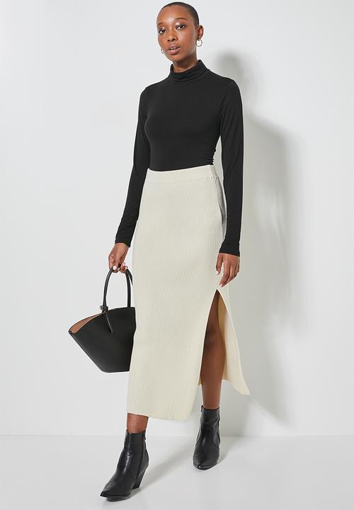 Superbalist - 2 Pack poloneck tops - taupe & black