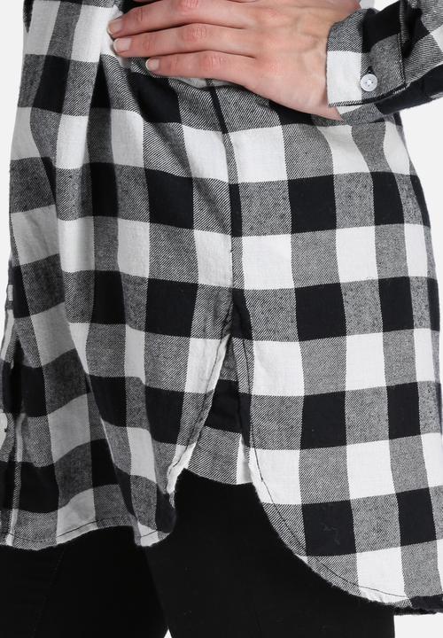 ONLY - Isabella Check Oversize Shirt