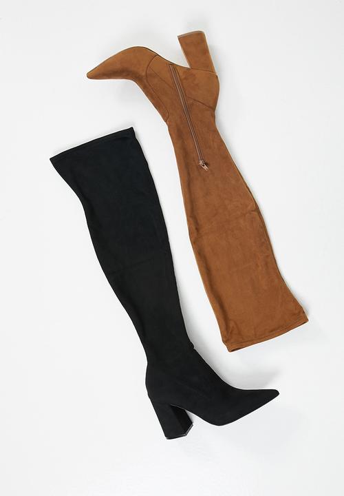 Steve Madden - Huntley  over the knee boot - brown 