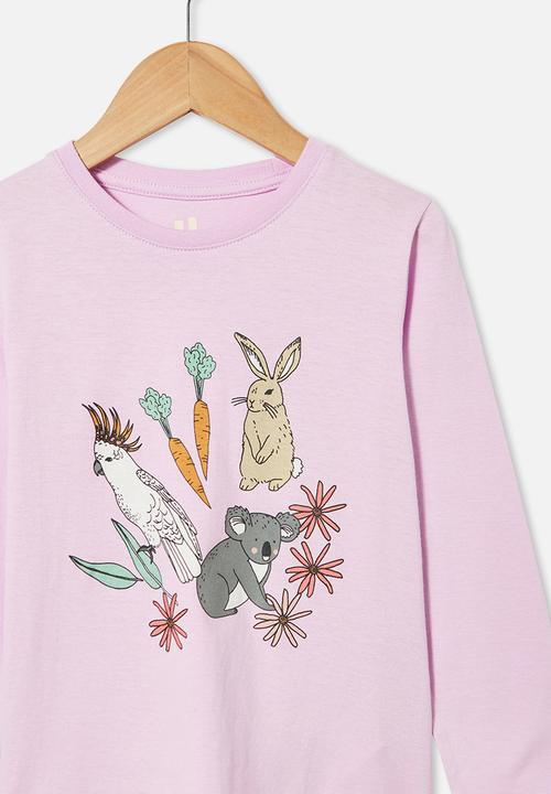 Cotton On - Penelope long sleeve tee - pale violet