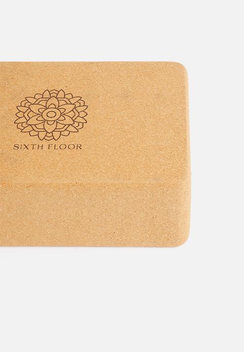 Sixth Floor - Yoga block - cork flower