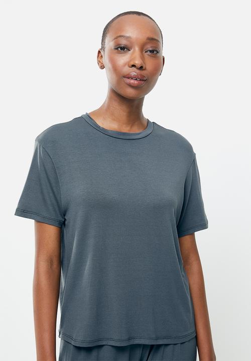 Superbalist - Sleep tee & drop crotch jogger - grey