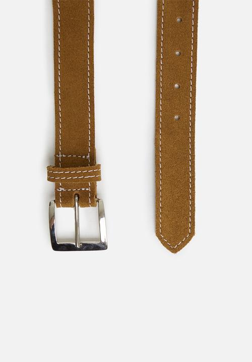 Superbalist - Aidan suede belt - tan