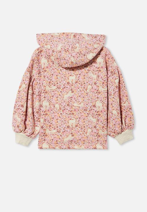 Cotton On - Tilly puff sleeve hoodie - multi 