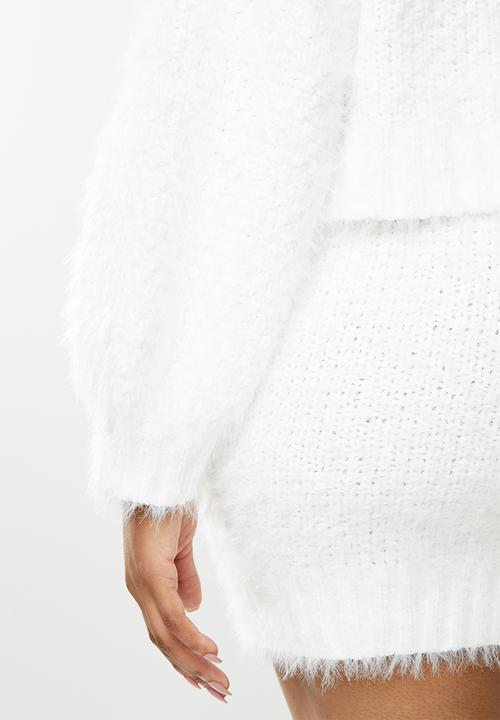 Glamorous - Plus co- ord jumper- white