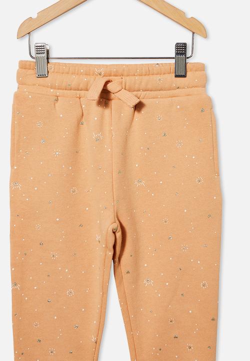 Cotton On - Marlo trackpant - peach