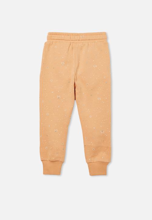 Cotton On - Marlo trackpant - peach