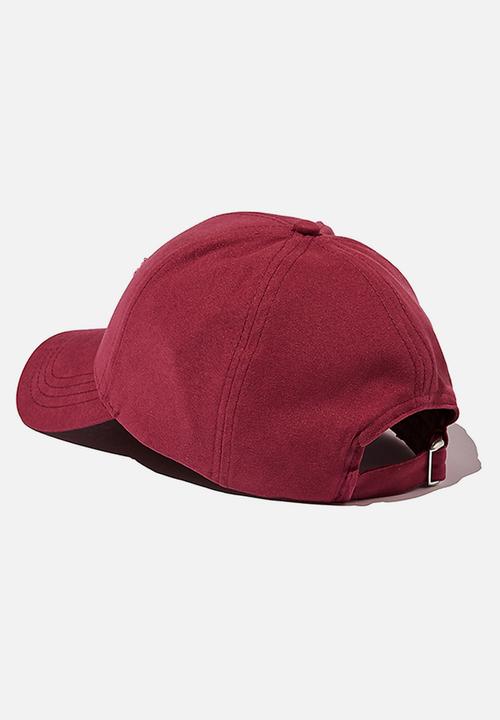Rubi - Hailey structured cap - burgundy & pink