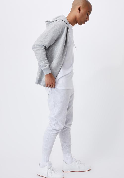 Cotton On - Essential zip thru - light grey marle