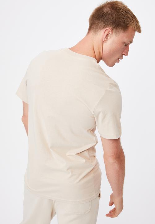 Cotton On - Tbar text t-shirt - ivory
