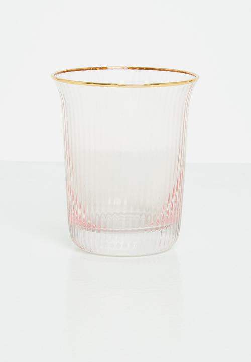 Excellent Houseware - Pinky water glass set of 2 - pink
