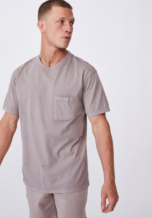 Cotton On - Washed pocket t-shirt - dusk