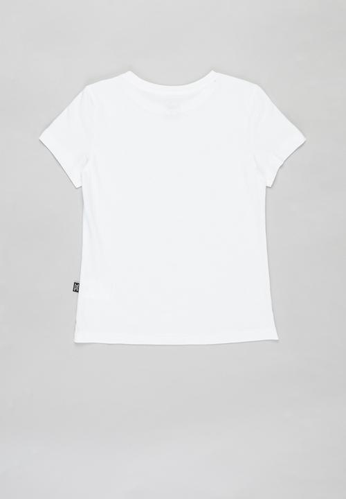 PUMA - Rebel short sleeve tee - white