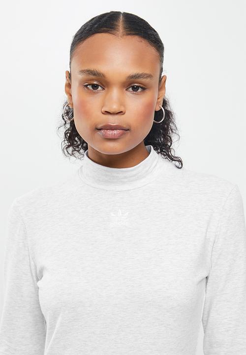 adidas Originals - Originals fitted long sleeve tee - grey