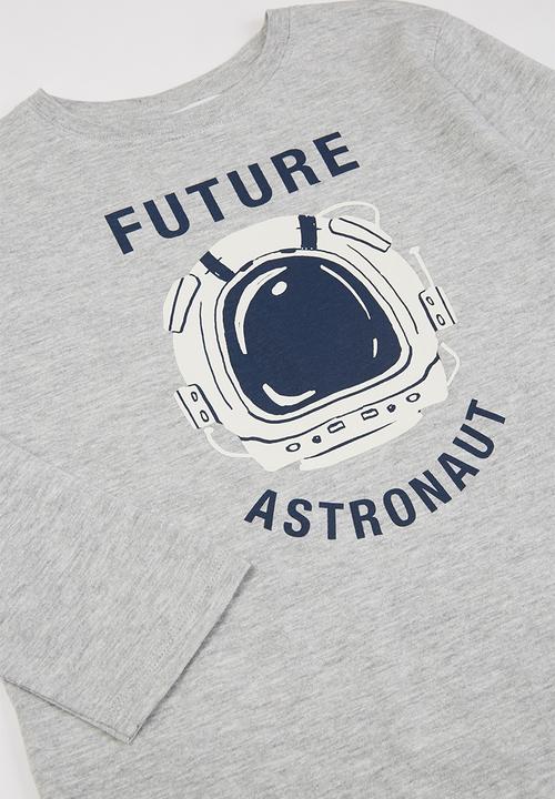 MANGO - Oficio long sleeve tee - grey