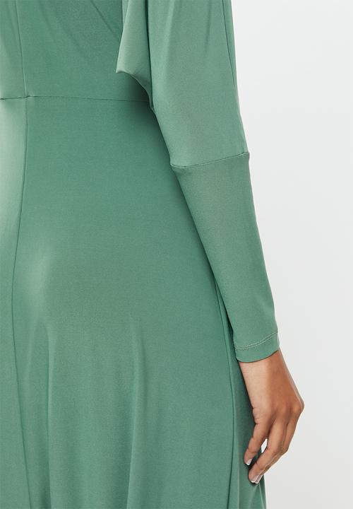 MILLA - Dolman sleeve knit maxi dress - green