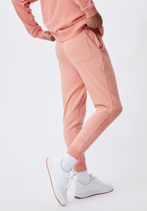 Cotton On - Trippy slim trackie - canyon clay