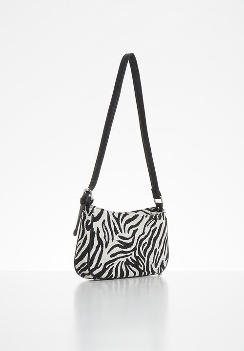 Rubi - Lexi underarm bag - black & white