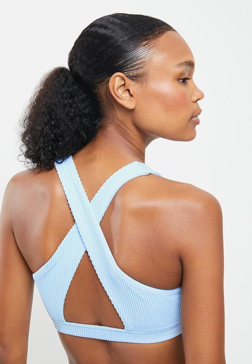Cotton On - Workout cut out crop - baby blue