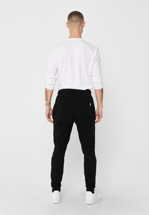 Only & Sons - Ceres life sweat pants - black