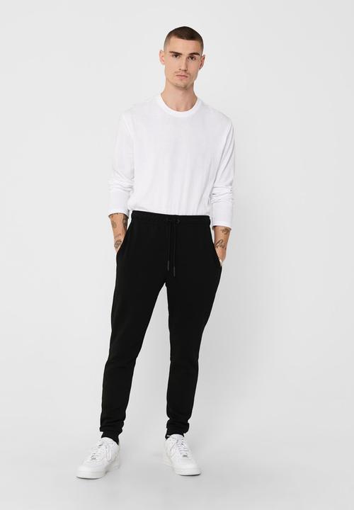 Only & Sons - Ceres life sweat pants - black