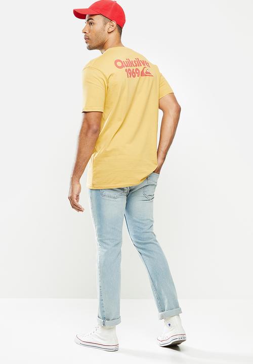 Quiksilver - Impossible island short sleeve - mustard