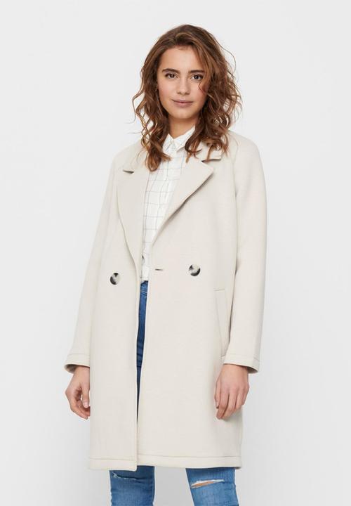 ONLY - Bernadette bonded loose coat - neutral