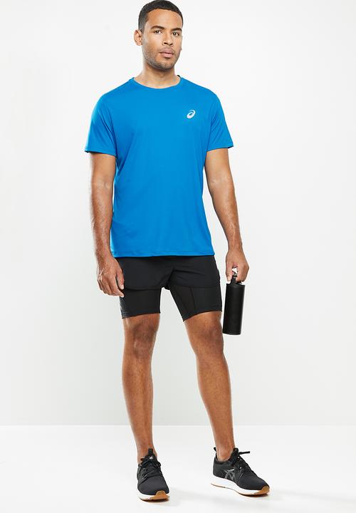 ASICS - Silver split short - black