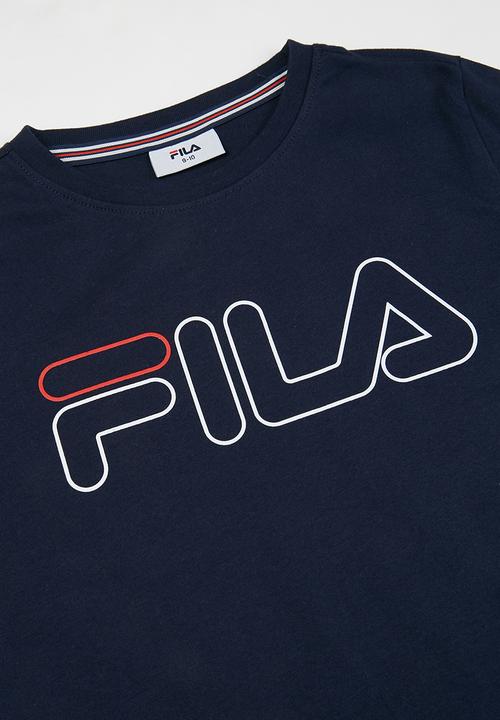 FILA - Storm crop box tee - navy