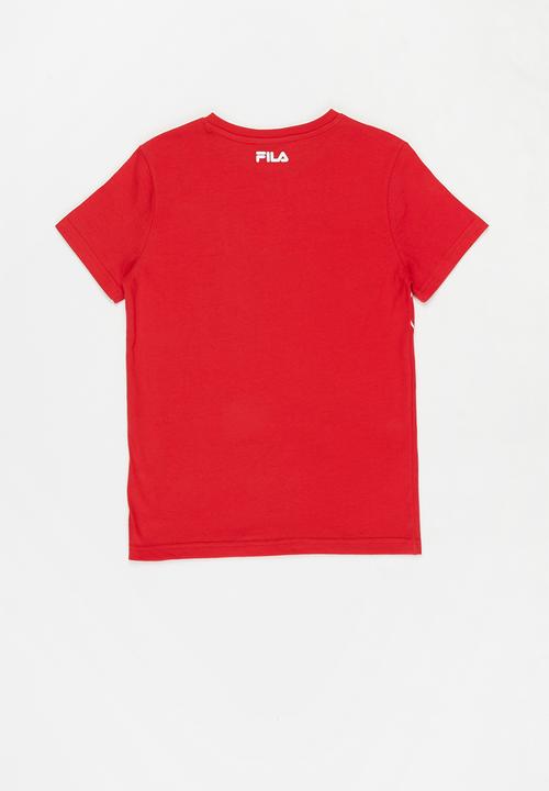 FILA - Xavier short sleeve tee - red