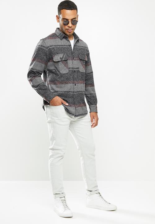 Vissla  - Barns long sleeve flannel - multi