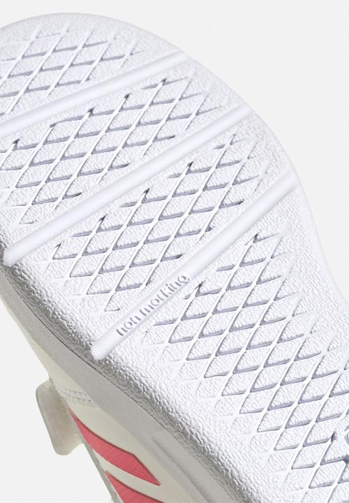 adidas Performance - Tensaur c - white & pink 