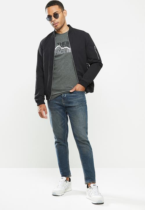 The North Face - Short sleeve mountain line tee - grey 