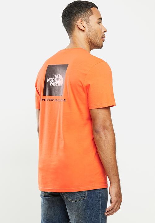 The North Face - Short sleeve redbox tee - orange 