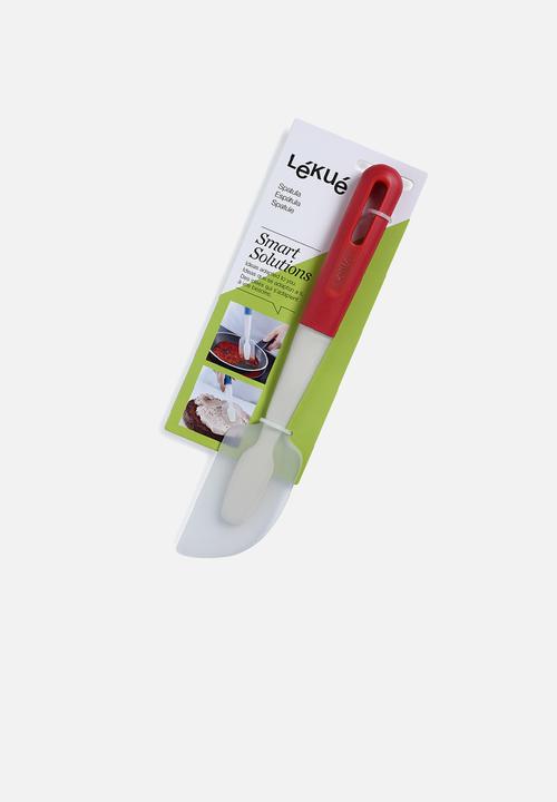 Lékué - Angled baking spatula - red