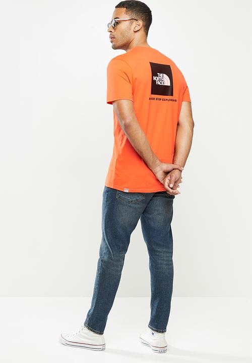 The North Face - Short sleeve redbox tee - orange 