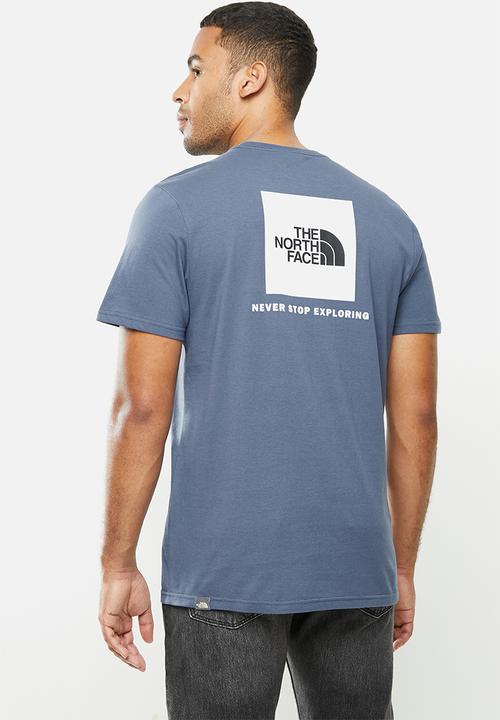 The North Face - Short sleeve redbox tee - blue