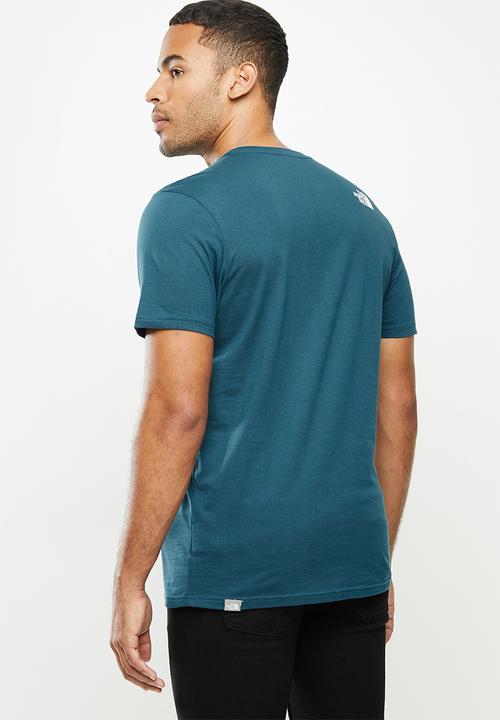 The North Face - Short sleeve mountain line tee - blue