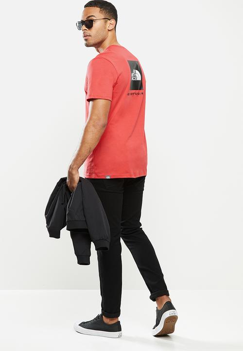 The North Face - Short sleeve redbox tee - red