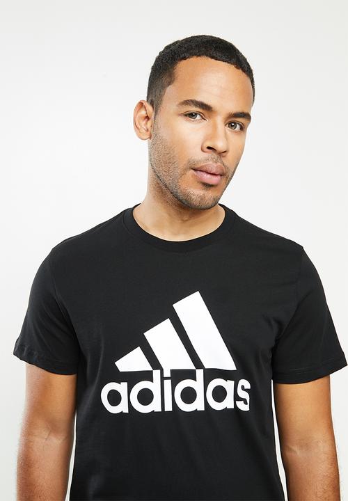 adidas Performance - Bl sj t-shirt - black & white 