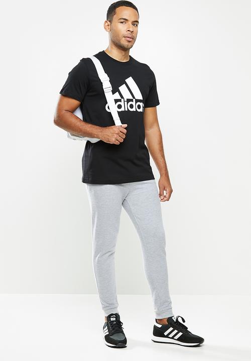 adidas Performance - Bl sj t-shirt - black & white 