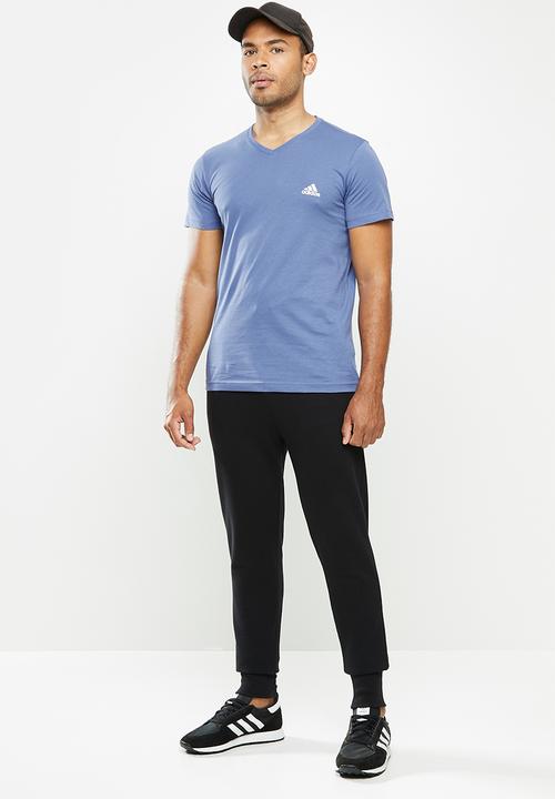 adidas Performance - V-neck t-shirt - blue