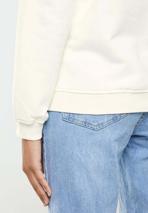 SISSY BOY - Marla: logo sweater - off white