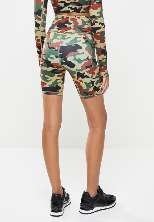 SISSY BOY - Sissyboy sport: camo printed cycling shorts - multi 