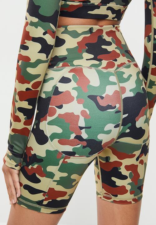 SISSY BOY - Sissyboy sport: camo printed cycling shorts - multi 